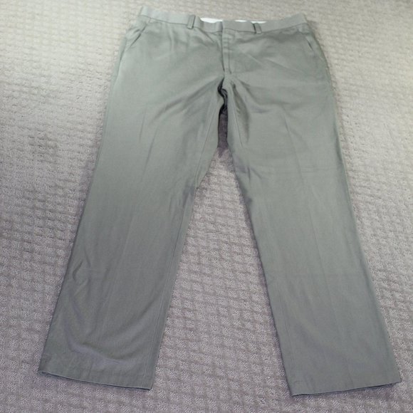 Perry Ellis Light Olive Green Tailored Fit Pants 36x34 - Picture 1 of 7